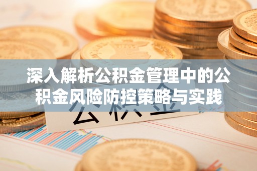 牙克石深入解析公积金管理中的公积金风险防控策略与实践